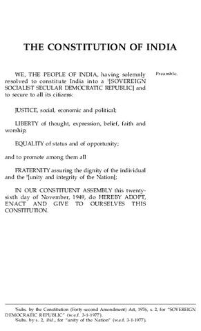 Constitution of India